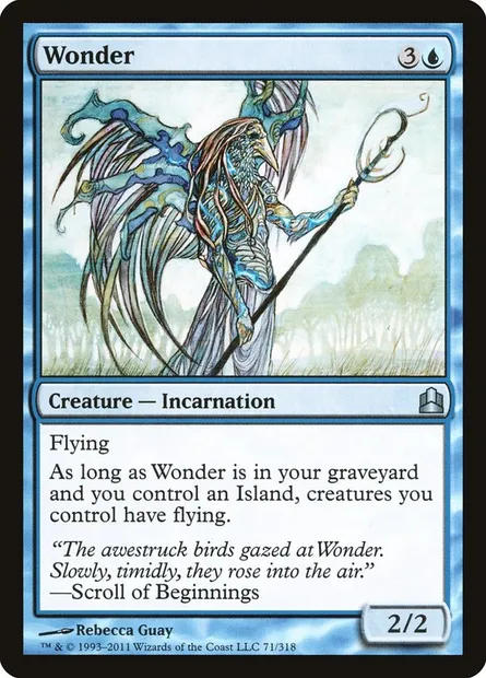 Wonder, Magic card CMD 71 — Commander 2011 set