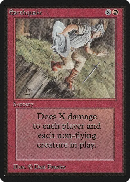 Earthquake, Magic card LEB 147 — Limited Edition Beta set