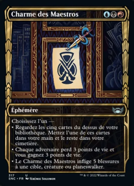 Charme des Maestros, carte Magic SNC 317 — extension Les rues de la Nouvelle-Capenna