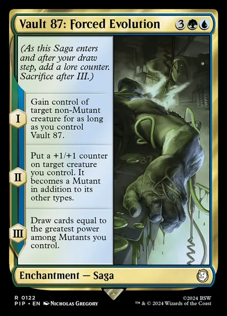 Vault 87: Forced Evolution, Magic card PIP 122 — Fallout set