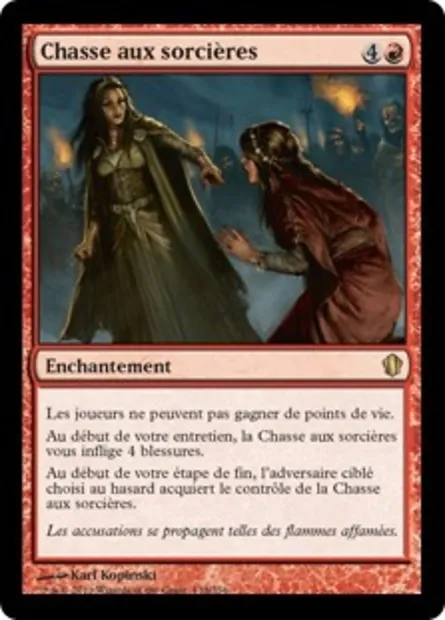 Chasse aux sorcières, carte Magic C13 133 — extension Commander 2013