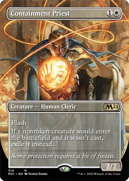 Containment Priest, Magic card M21 314 — Core Set 2021 set