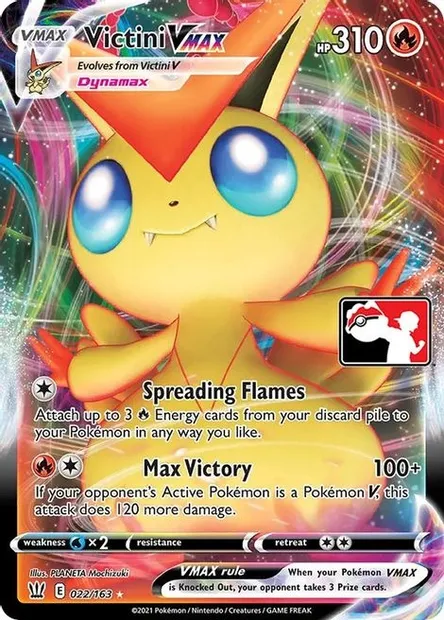 Victini VMAX, Pokémon card PPS 022 — Play! Pokémon Prize Pack Series set