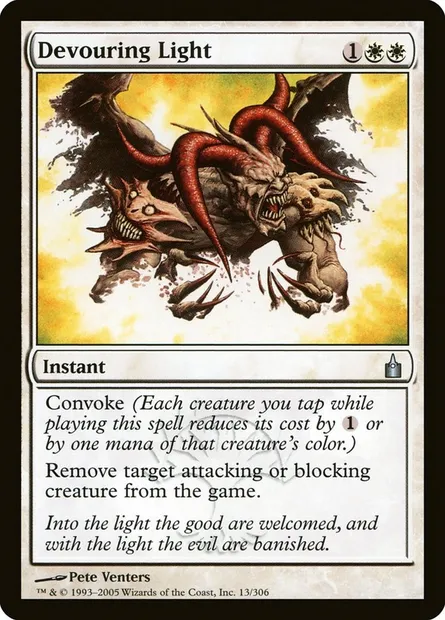 Devouring Light, Magic card RAV 13 — Ravnica: City of Guilds set
