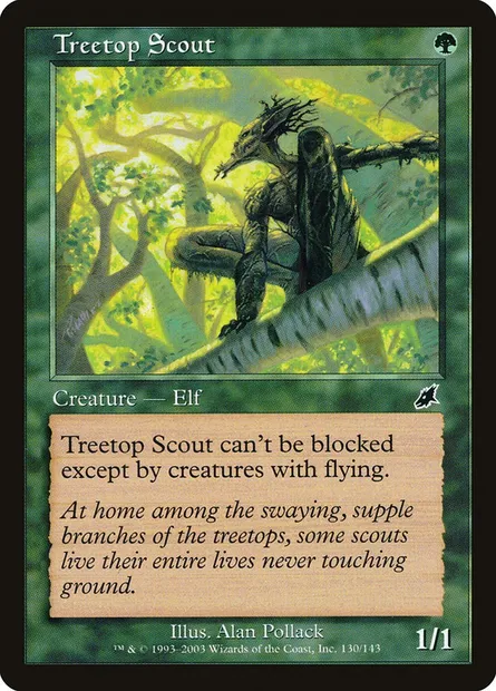 Éclaireur arboricole, carte Magic SCG 130 — extension Fléau
