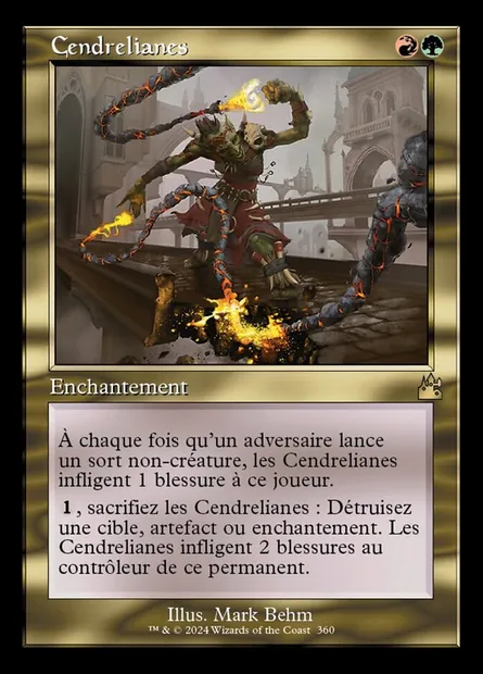 Cendrelianes, carte Magic RVR 360 — extension Ravnica Remastered