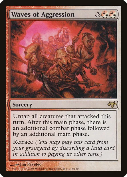 Waves of Aggression, Magic card EVE 148 — Eventide set