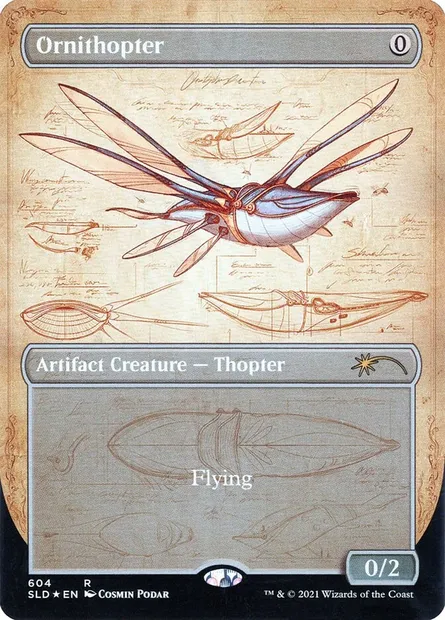 Ornithopter, Magic card SLD 604 — Secret Lair Drop set