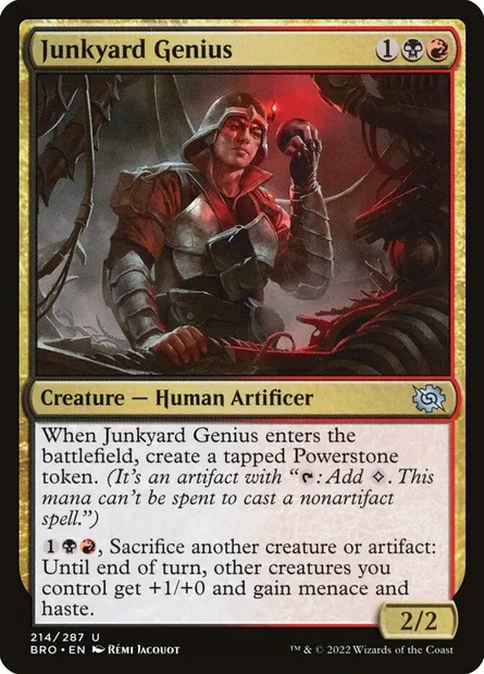 Junkyard Genius, Magic card BRO 214 — The Brothers' War set