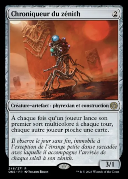 Chroniqueur du zénith, carte Magic ONE 246 — extension Tous Phyrexians