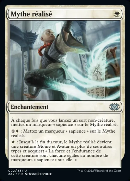Mythe réalisé, carte Magic 2X2 22 — extension Double Masters 2022