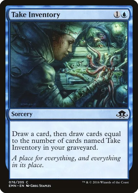Take Inventory, Magic card EMN 76 — Eldritch Moon set