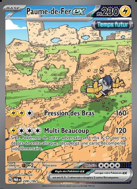Paume-de-Fer-ex, carte Pokémon PAR 248 — extension Faille Paradoxe