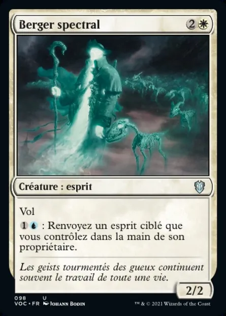 Berger spectral, carte Magic VOC 98 — extension Crimson Vow Commander