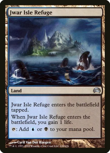 Jwar Isle Refuge, Magic card PC2 120 — Planechase 2012 set