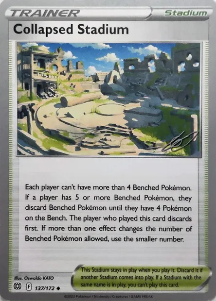 Collapsed Stadium, Pokémon card WCD23 137 — World Championship Decks 2023 set