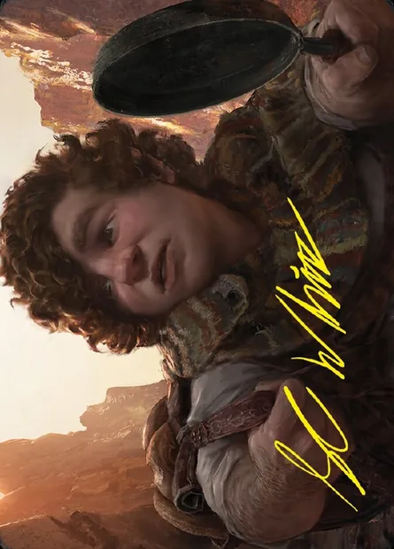 Sam, Loyal Attendant // Sam, Loyal Attendant, Magic card ALTR 58 — Tales of Middle-earth Art Series set