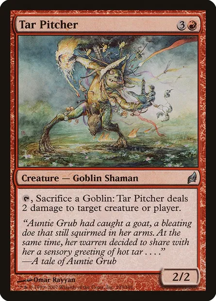 Tar Pitcher, Magic card LRW 193 — Lorwyn set