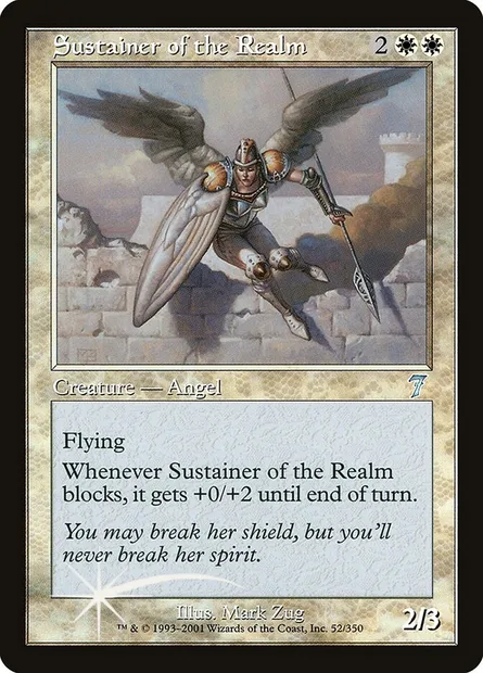 Sustainer of the Realm, Magic card 7ED 52★ — Seventh Edition set