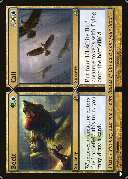 Beck // Call, carte Magic PLST DGM-123 — extension The List