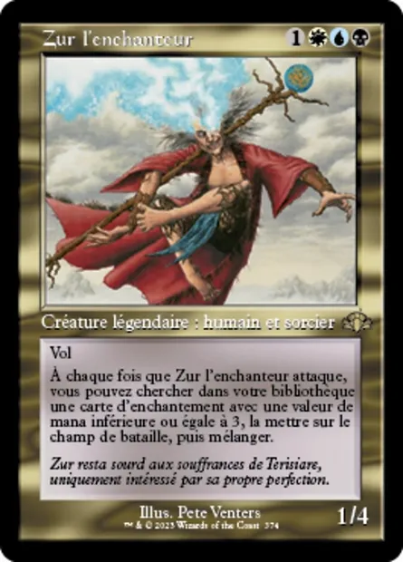 Zur l'enchanteur, carte Magic DMR 374 — extension Dominaria Remastered
