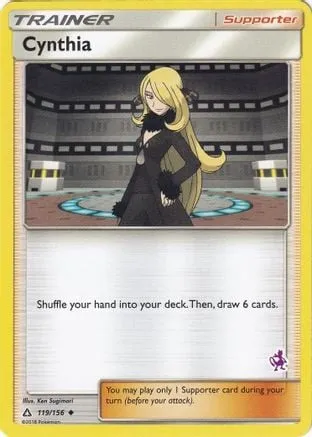 Cynthia, carte Pokémon BA20 119m — extension Battle Academy 2020