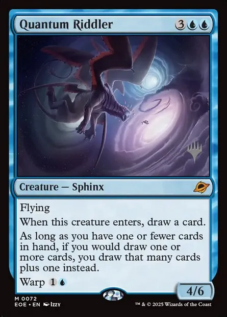 Sphinx quantique, carte Magic PEOE 72p — extension Edge of Eternities Promos