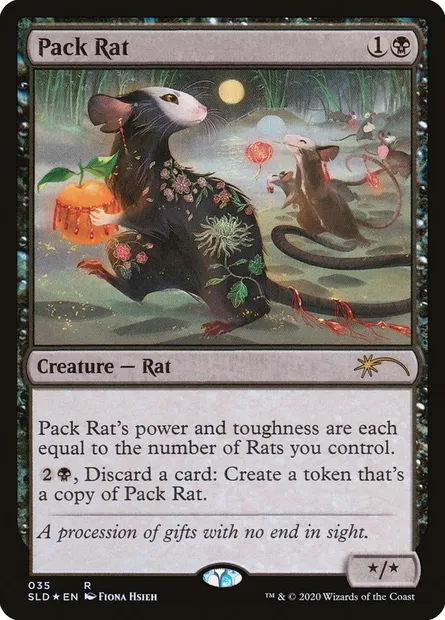 Pack Rat, Magic card SLD 35 — Secret Lair Drop set