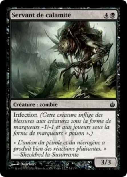 Servant de calamité, carte Magic MBS 54 — extension Mirrodin assiégé