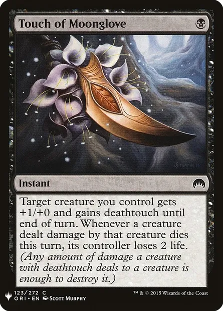 Touch of Moonglove, Magic card PLST ORI-123 — The List set