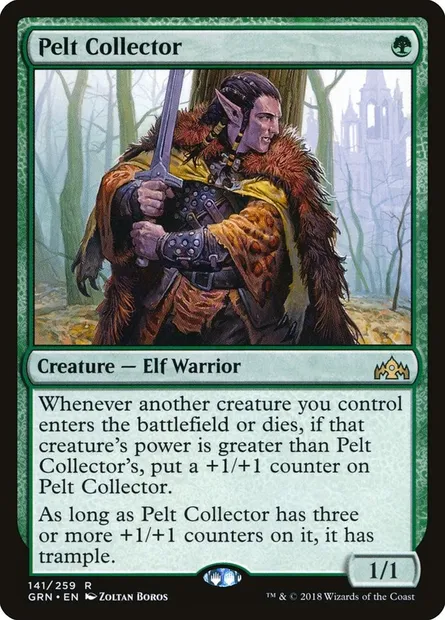Pelt Collector, Magic card GRN 141 — Guilds of Ravnica set