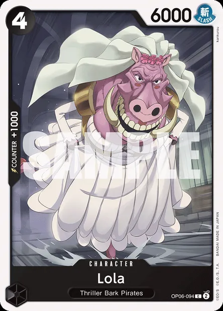Lola, carte One Piece OP06-094 — extension ONE PIECE CARD THE BEST
