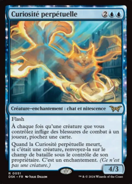 Curiosité perpétuelle, carte Magic DSK 51 — extension Duskmourn: House of Horror