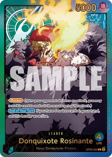 Don Quijote Rosinante, carte One Piece OP05-022 — extension AWAKENING OF THE NEW ERA