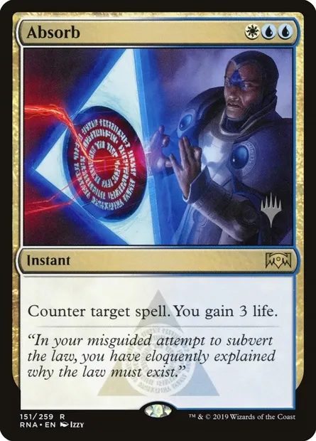 Absorb, Magic card PRNA 151p — Ravnica Allegiance Promos set