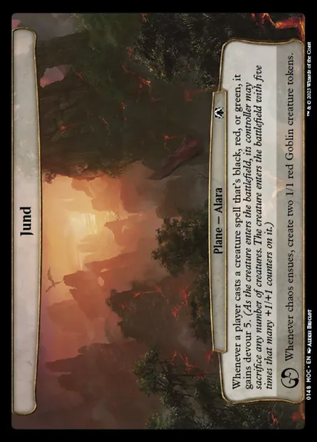 Jund, Magic card MOC 148 — March of the Machine Commander set