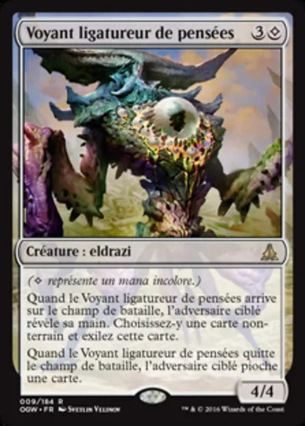 Voyant ligatureur de pensées, carte Magic OGW 9 — extension Le serment des Sentinelles