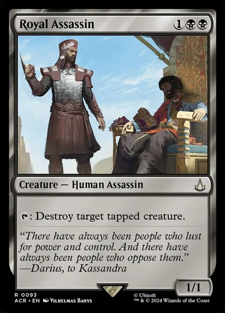 Royal Assassin, Magic card ACR 93 — Assassin's Creed set