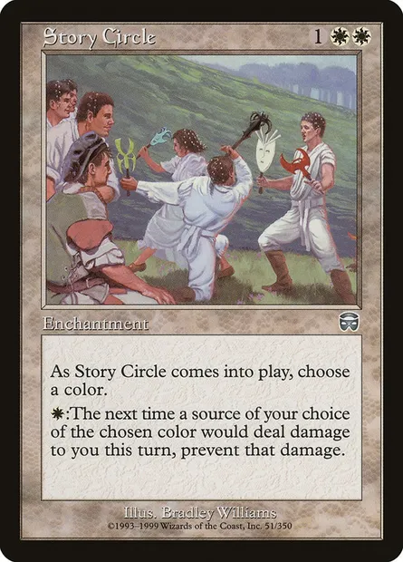 Story Circle, Magic card MMQ 51 — Mercadian Masques set
