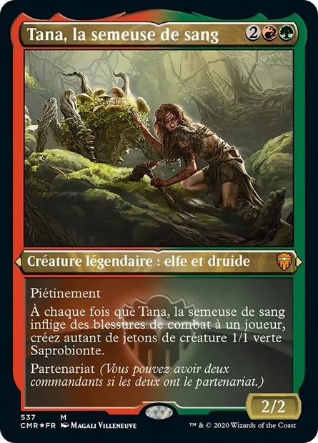 Tana, la semeuse de sang, carte Magic CMR 537 — extension Commander Legends