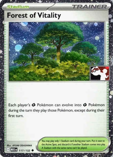 Forêt de Vitalité, carte Pokémon PPS 117-6 — extension Play! Pokémon Prize Pack Series