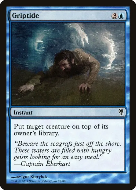 Turbulences, carte Magic DDM 28 — extension Duel Decks: Jace vs. Vraska