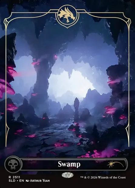 Swamp, Magic card SLD 2511 — Secret Lair Drop set