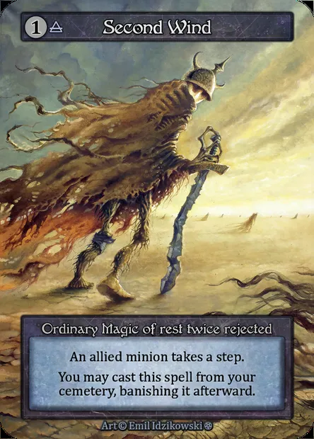 Second Wind, carte Sorcery GOT 282 — extension Gothic