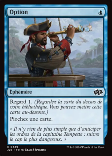 Option, carte Magic J25 339 — extension Foundations Jumpstart