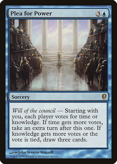 Plea for Power, Magic card CNS 24 — Conspiracy set
