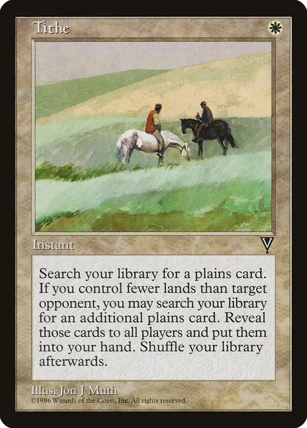Tithe, Magic card VIS 23 — Visions set