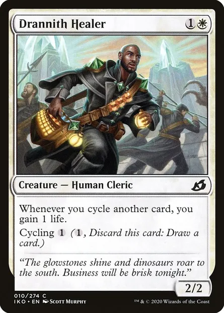 Drannith Healer, Magic card IKO 10 — Ikoria: Lair of Behemoths set