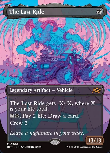 The Last Ride, Magic card DFT 308 — Aetherdrift set