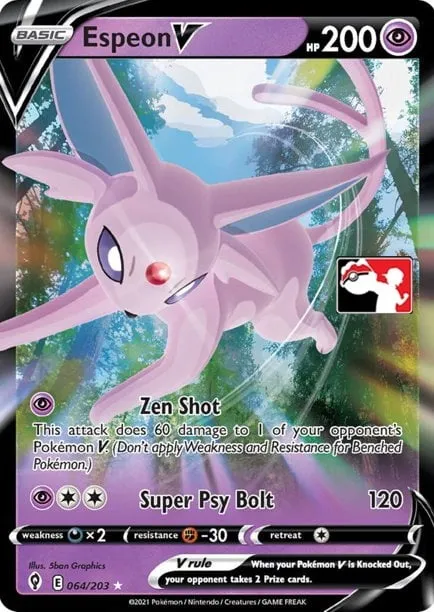 Espeon V, Pokémon card PPS 064-2 — Play! Pokémon Prize Pack Series set